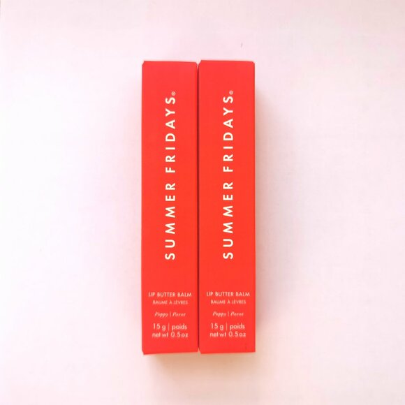 2Pcs:Poppy/Summer Fridays Lip Butter Balm/New - Picture 2 of 3